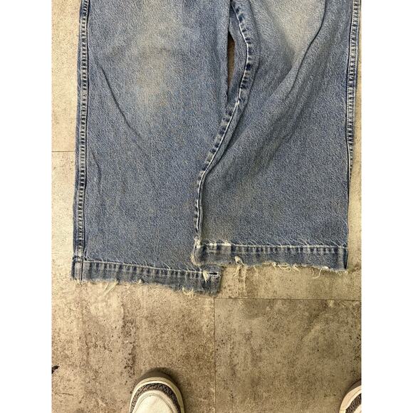 Vintage 90s Baggy Jean JNCO “Take” Jeans Size 28x28 Made In USA - Picture 5 of 12